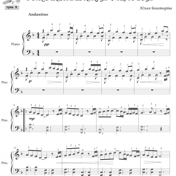 Фортепіанні п'єси для середнього рівня підготовки "Королева мелодя" (є українською)