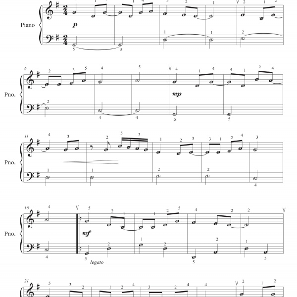 Фортепіанні п'єси для середнього рівня підготовки "Королева мелодя" (є українською)